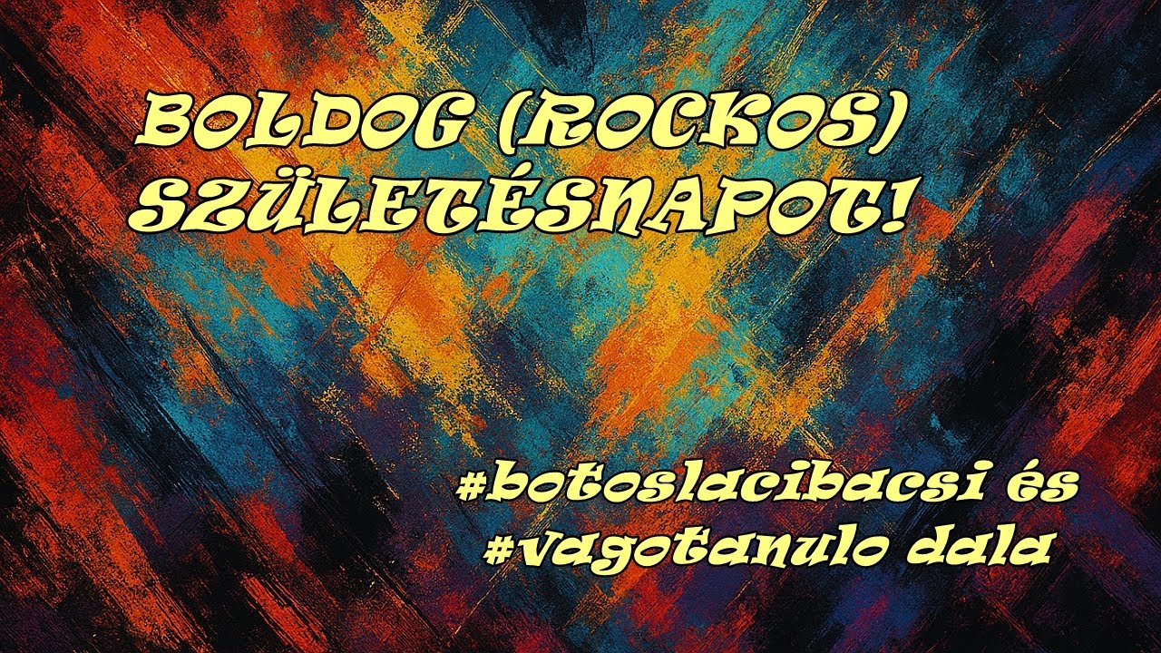 🎶✨🥂 BOLDOG (ROCKOS) SZÜLINAPOT! 🎁🎈🎶 