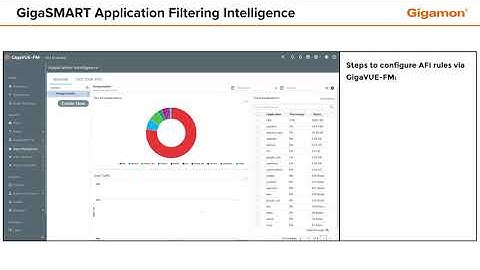 GigaSMART Application Filtering Intelligence