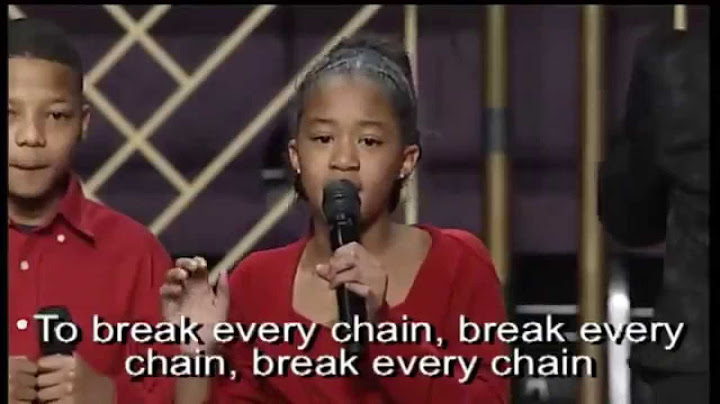"Break Every Chain" Tasha Cobb, Sunbeams Choir