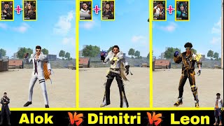 DIMITRI VS ALOK VS LEON FULL ABILITY TEST FREE FIRE - SAMSUNG A3,A5,A7,J2,J3,J5,J6,J7,S5,S6,S7,S8,A3 screenshot 2
