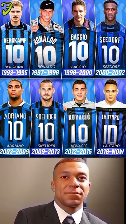 No 10 Evolution in Inter Milan (1993–2025) 🔥
