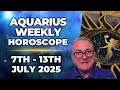 ♒ Aquarius Weekly Horoscope | July 7 - 13, 2025 | Patrick Arundell Astrology