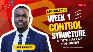 Coding in the Age of AI | Beginner R course | Module 2.3 - Control Structure