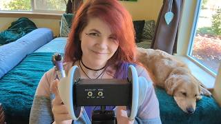 ASMR - Otoscope, Picks, Tweezers, Golden Retriever - Soft Spoken and Whispered screenshot 3