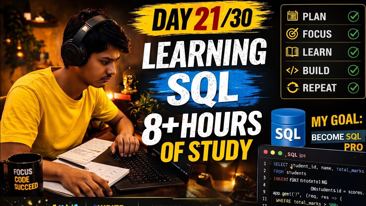 Sql Motivation Day21/30 Full stack web development started SQL#sql#programming# ...