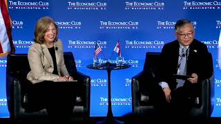 Mr. Gan Kim Yong, Singapore’s Minister for Trade and Industry (MTI)
Barbara Humpton, Chair of the Economic Club’s Global Initiative and CEO of Siemens USA interviewed Mr. Gan Kim Yong, Singapore’s Minister for Trade and Industry (MTI), on Wednesday, May 1, 2024. Mr. Gan Kim Yong, Singapore’s Minister for Trade and Industry (MTI)