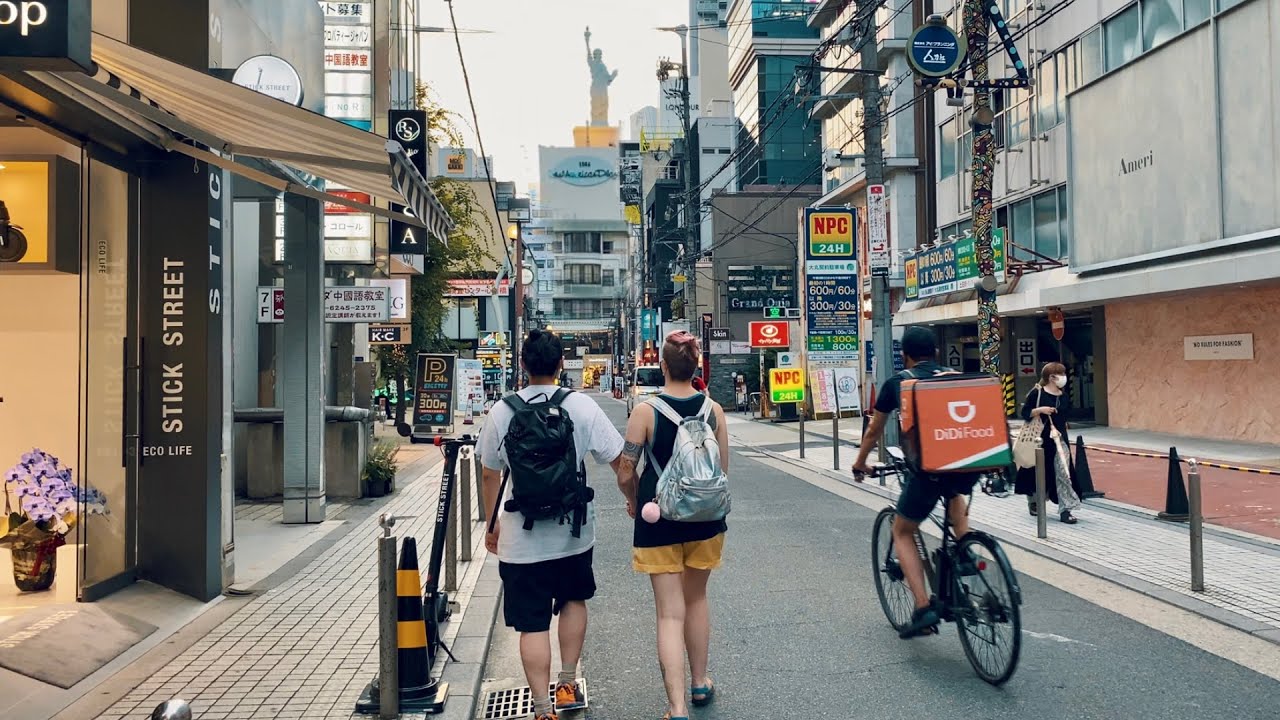 4K Japan Walk – American Village in Osaka | Fashion and Youth Culture District | 大阪アメリカ村