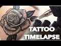 TATTOO TIME LAPSE / BLACK N GREY / ROSE / CHRISSY LEE