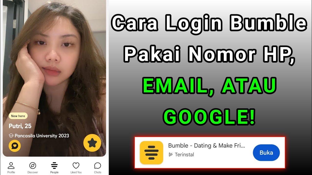 Cara Login Bumble ~ Cara Masuk Aplikasi Bumble - YouTube