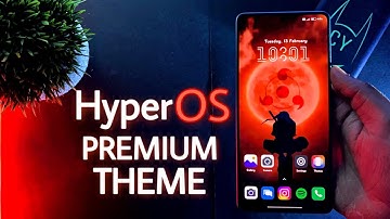 HyperOS + Miui 14 Anime Theme For Any Xiaomi Devices | iOS Style Lock Screen Theme | #hyperos