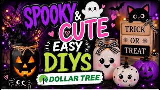 Spooky Halloween Dollar Tree DIYS Simple and some are cute💀👻