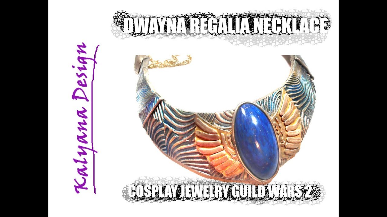 Dwayna's regalia necklace (Guild Wars 2 inspired) cosplay jewelry tutorial 221