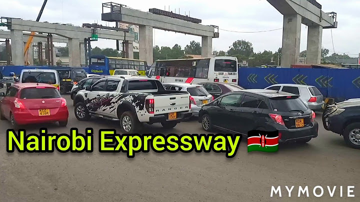 Nairobi Expressway Will change nairobi forever. but is causing huge traffic 🚦 jam on UHURU highway.