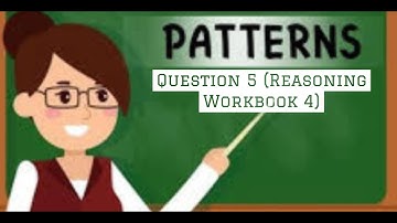 Question 5 Patterns(Reasoning workbook)|| IMO class 4