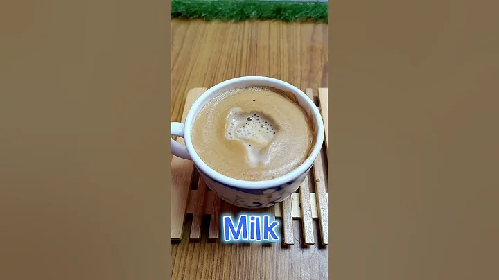 The easiest way to draw slow rosetta on a coffee latte