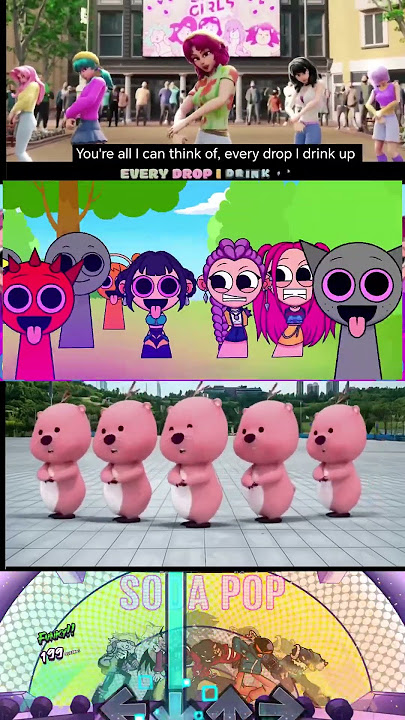 FNF Soda pop Loopy X Saja girls version p2 #sodapop #sodapopdance #fnf 3