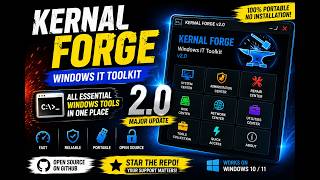 I Built the Ultimate Windows IT Toolkit in One Batch File | KERNAL FORGE v2.0