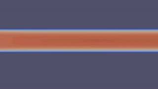 Animation of converge simulation for a channel flow