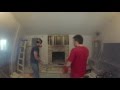 DIY Fireplace Remodel Timelapse (Day 1 of 6) - Demolition