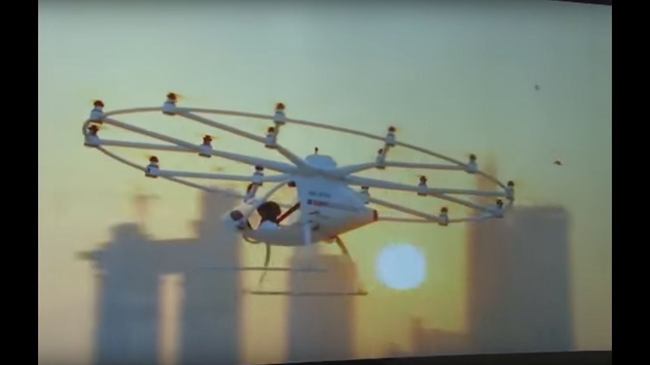 Future Uber: Giant Electric Drone Debuts at CES 2018