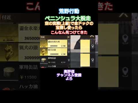 #荒野行動 #できるだけ毎日投稿 #ペニンシュラ大脱走#金ドックの宝探し#高評価とチャンネル登録よろしくお願いします