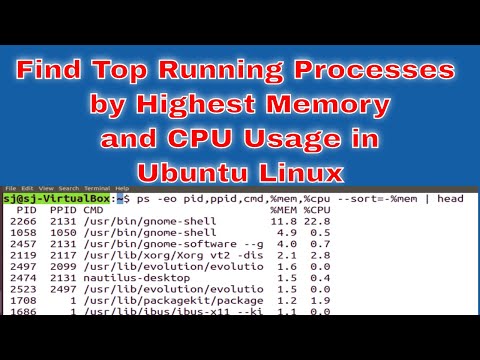 How To Find Top Running Processes by Highest Memory and CPU Usage in Ubuntu Linux Linux Mint