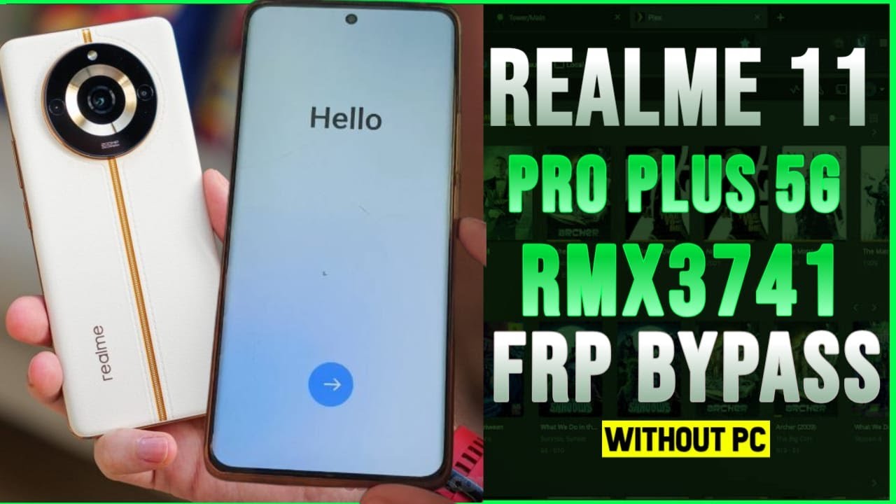 REALME 11 PRO PLUS 5G (RMX3741} FRP BYPASS NEW TRICK 2025 || RMX3741 ...