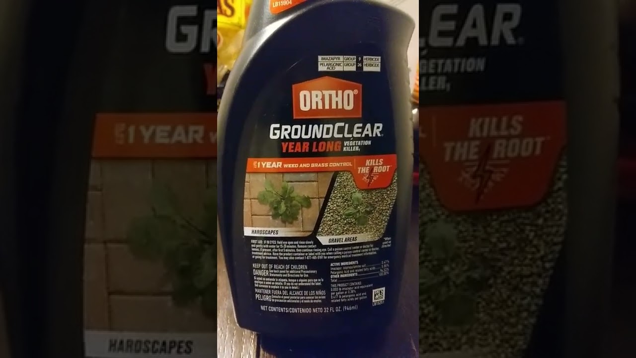 Orto Ground Clear убивает сорняки целый год, действительно ли это работает?