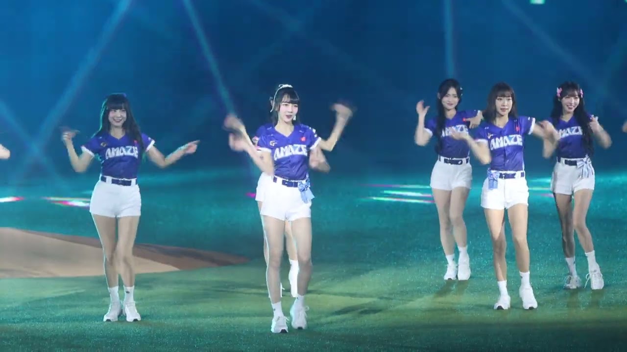 02/27 台日棒球經典交流賽 開場舞 經典女孩 CT AMAZE  熱血棒球組曲《今天的我+就一起+世界都看見》