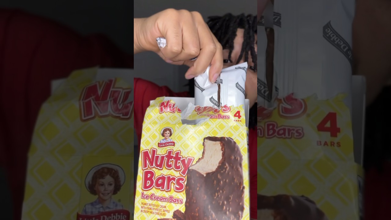 Trying NUTTY BUDDY ICE CREAM BARS🥵🔥‼️ 