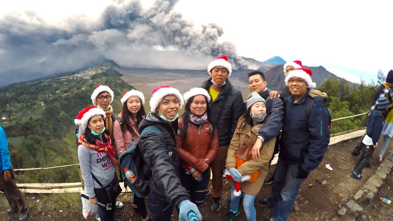 GOPRO Travel Bromo Eruption Madakaripura Batu Malang  