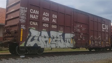 CSX F797 Local Greer, SC w/AC4400 leading long hood forward