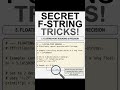 f string python  hidden trick of rounding floating numbers @CodeWithHarry