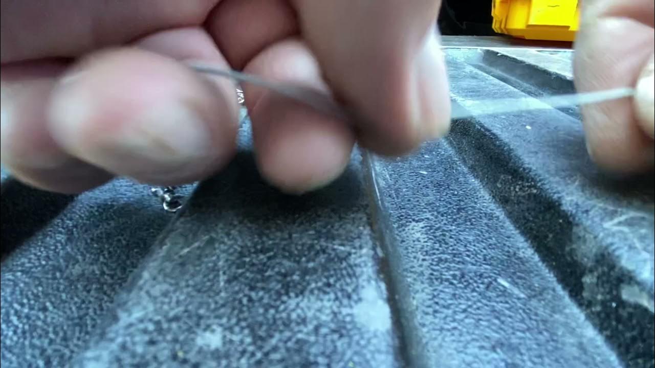 Tying lead core to mono leader YouTube