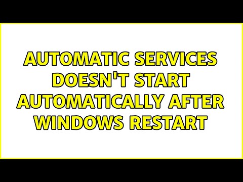 Automatic services doesn't