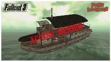 Region Locked in Point Lookout (Fallout 3)
