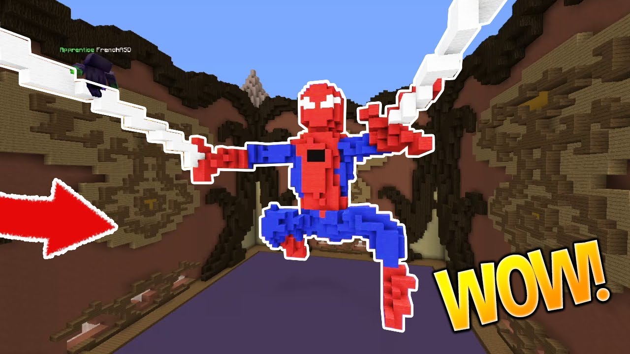 Introducir 106+ imagen spiderman minecraft build battle