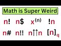 12 Different Factorials You Have NEVER Heard Of 🤯