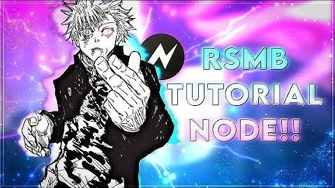 RSMB / Motion blur tutorial | Android & ios | *Node video* 📱