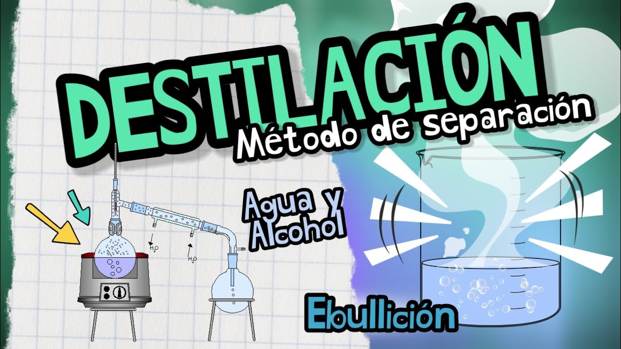 ¿QUÉ ES LA DESTILACIÓN? ⚡Métodos de separación de mezclas, punto de ebullición fácil y SENCILLO ¿QUÉ ES LA DESTILACIÓN? ⚡Métodos de separación de mezclas, punto de ebullición fácil y SENCILLO