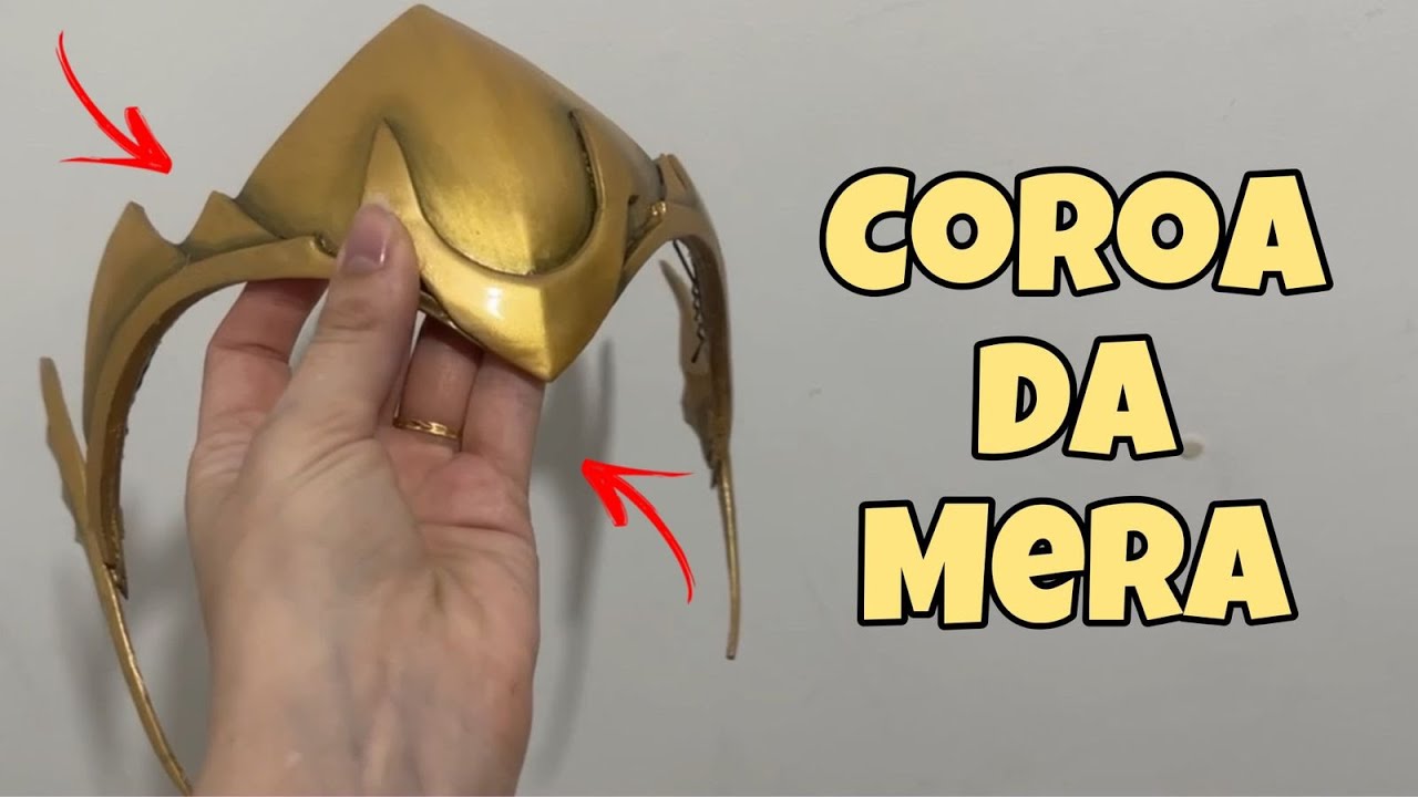 Fiz a Coroa da Mera para Cosplay! - DIY