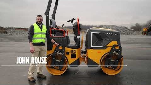 Volvo DD25 Electric Compactor Walkaround