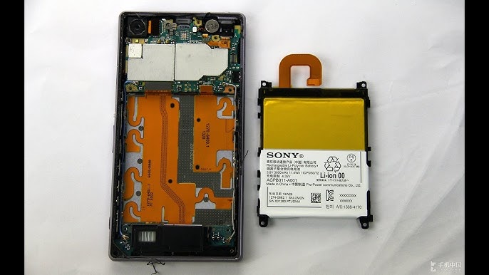 SONY Xperia Z1 COMPACT - battery replacement - YouTube