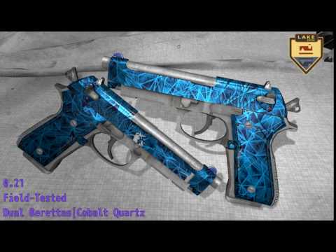 Dual Berettas Cobalt Quartz Wear/Float