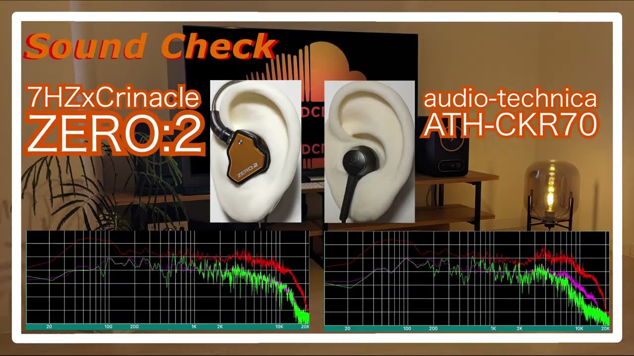 7HZ×Crinacle ZERO2 vs audio-technica ATH-CKR70 [ChineseIEMs Sound