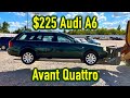 I won a 1998 Audi a6 Avant from Copart for $225!! It has a Surprise!!