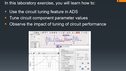 Tuning in ADS Schematic