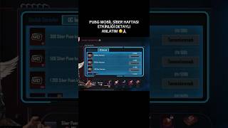 PUBG MOBİL SİBER HAFTA ETKİNLİĞİ #pubgmobile