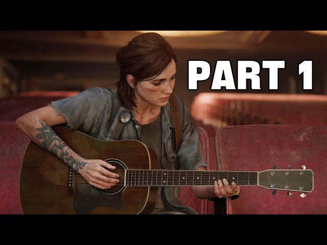 The last of us 2, ellie, guitar, instrument, torches, Games, HD