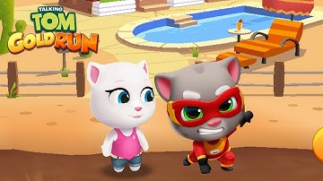 Talking Tom Gold Run vs Talking Tom HERO DASH Android Gameplay #17